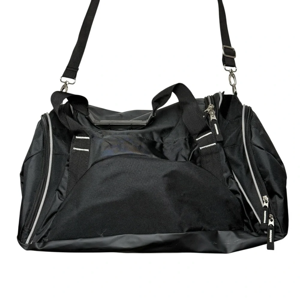 OGIO Crunch Duffle Bag In Black Has An Embroidery Luggage Travel Gym Workout NEW